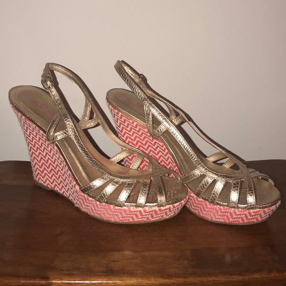 Lilly Pulitzer Wedges - Picture 1 of 1